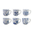 Stoneware Mug W Saying, Blue & White
