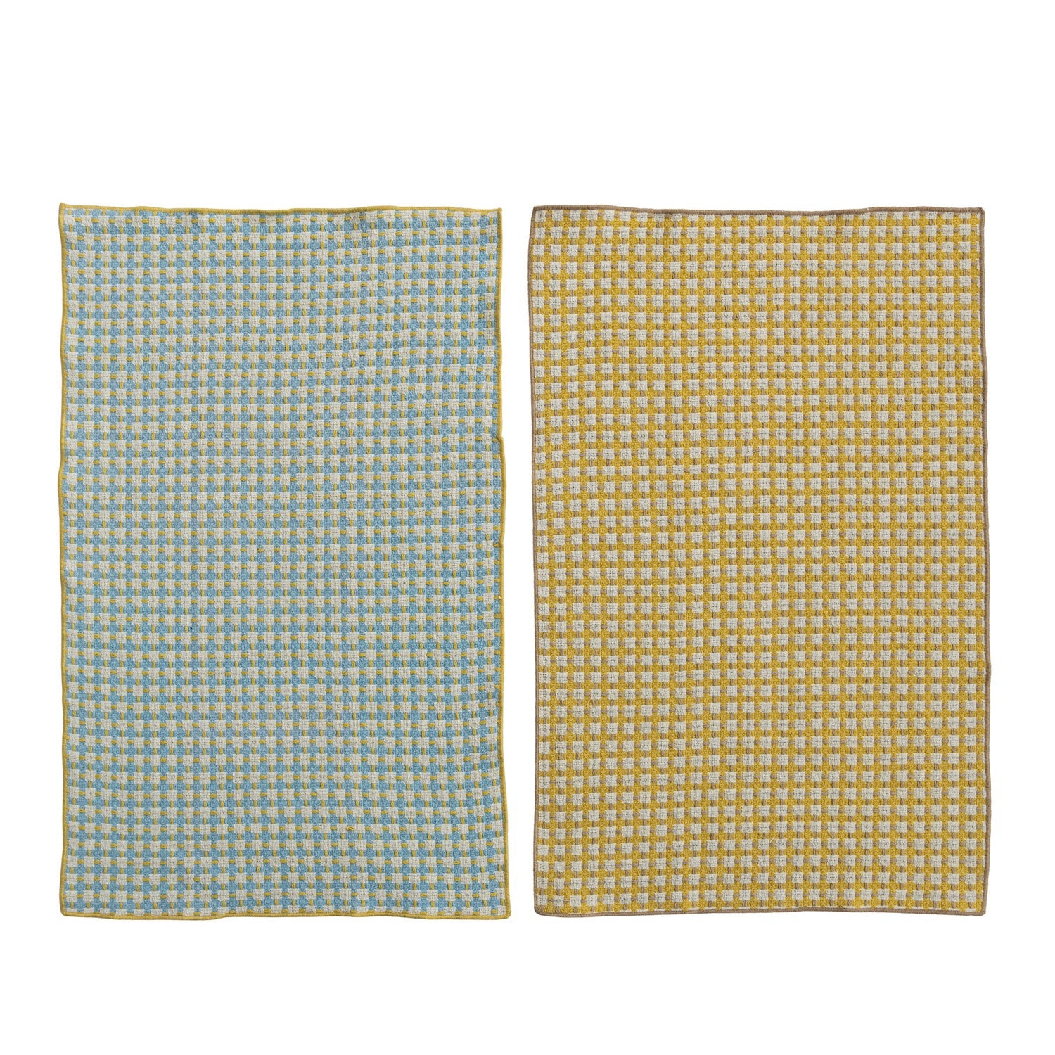 Woven Cotton Kitchen Towel w Plaid