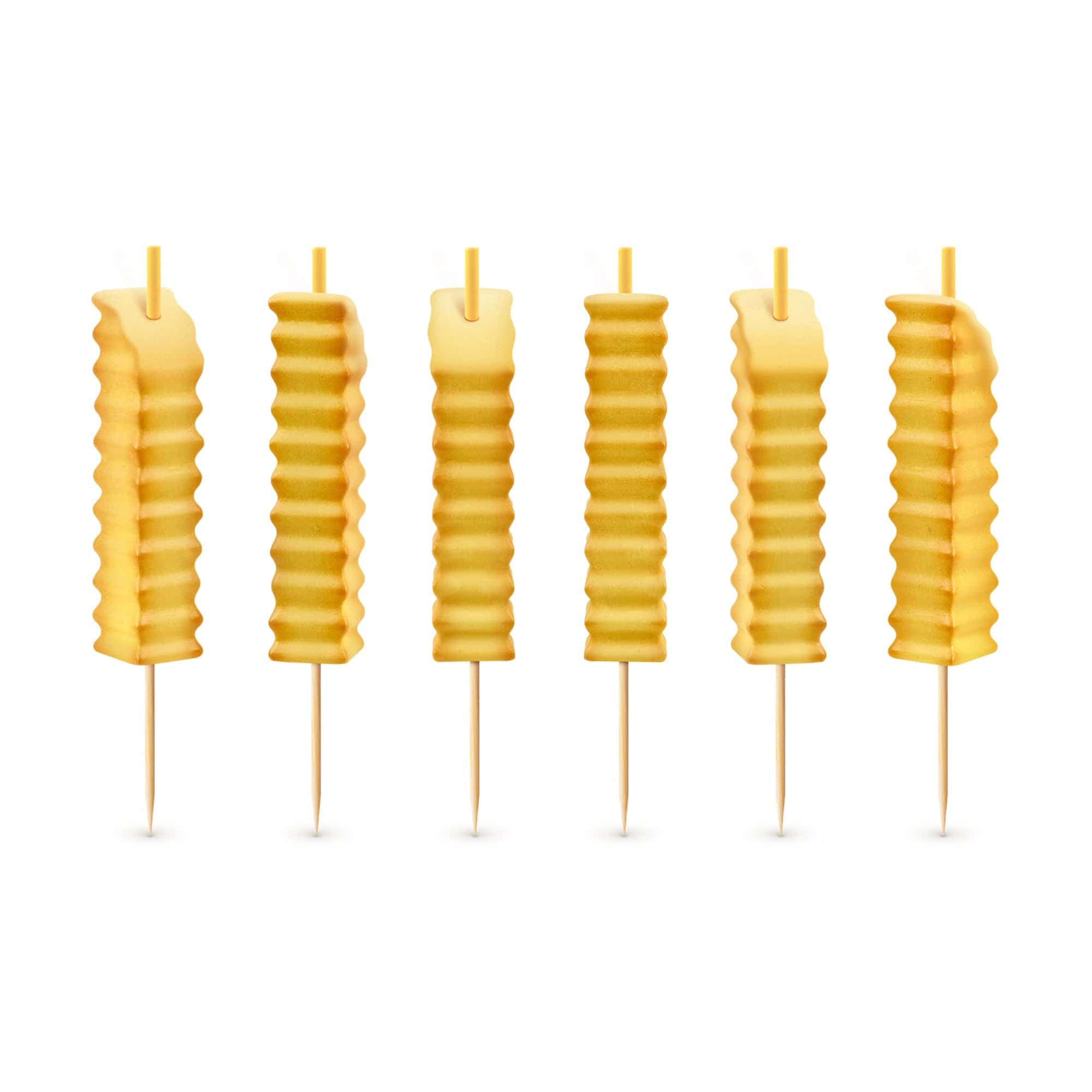 Hot & Crispy French Fry Candles - Set of 6 by Fred