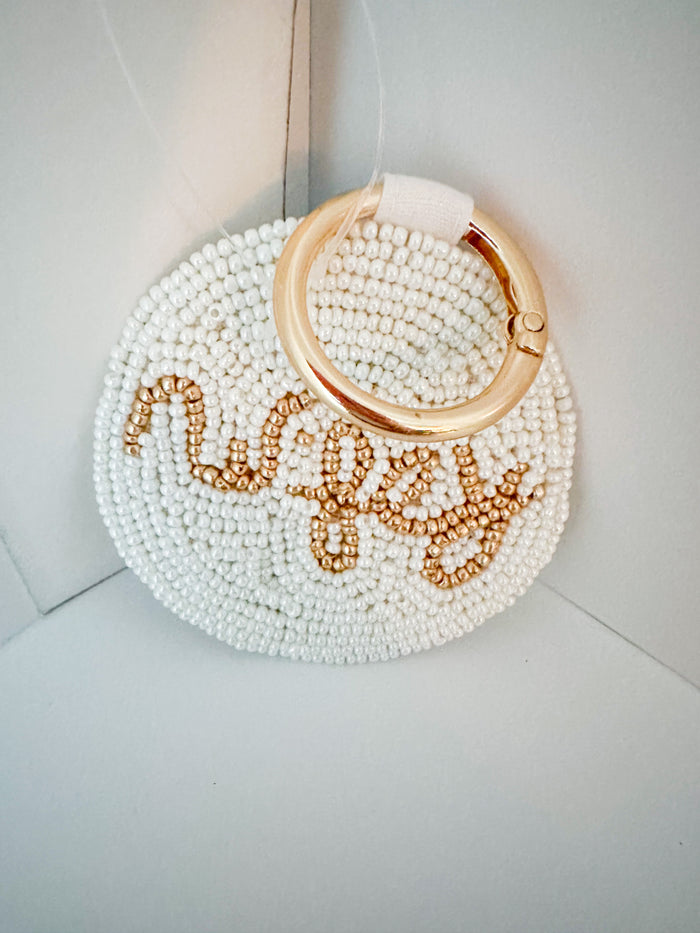 Wifey Beaded Keychain