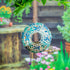 Mosaic Circle Bird Feeder Dragonfly