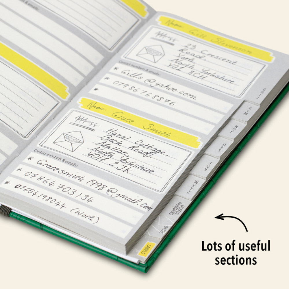 JOURNALS FOR LIFE - THE EVERLASTING ADDRESS BOOK