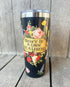 Don't Be A Lady, Be A Legend Floral Tumbler - A. Dodson's