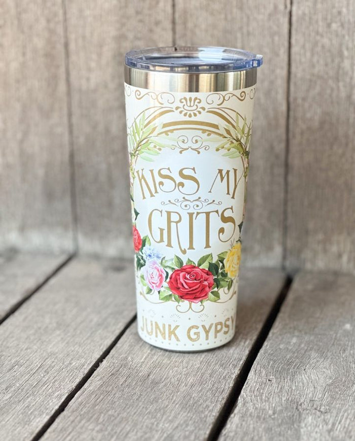 KISS MY GRITS TUMBLER