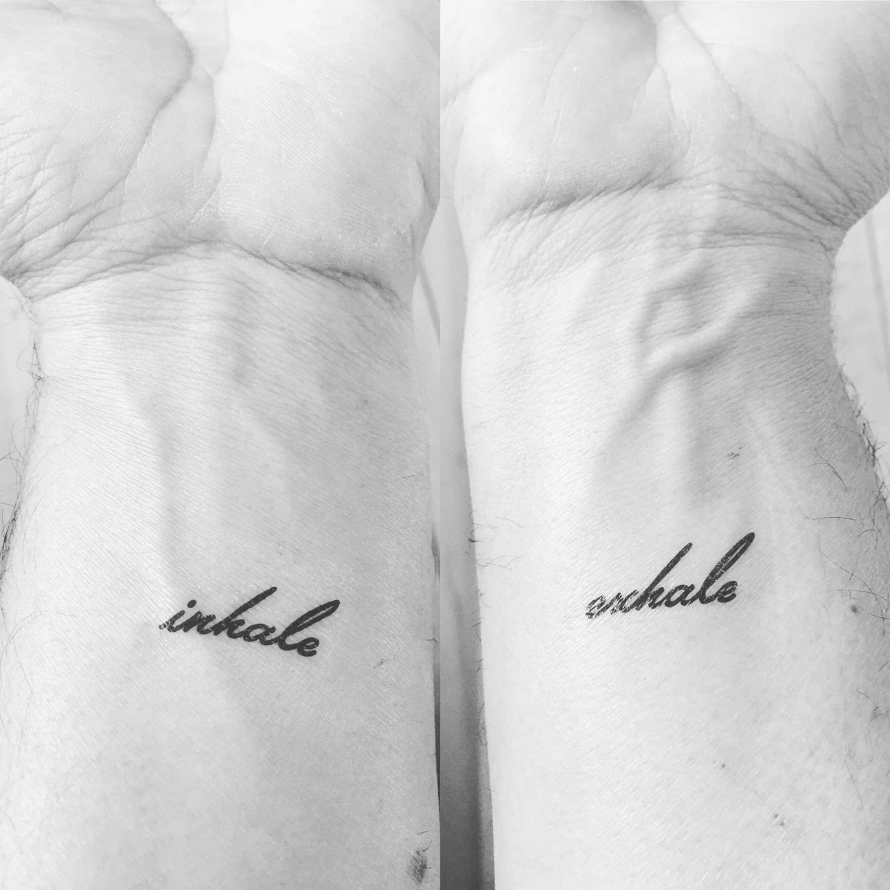 Inhale / Exhale Manifestation Tattoo