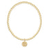 enewton-gameday ecollegiate classic gold 3mm bracelet -kentucky disc