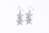 Sparkle in Silver Star Earrings