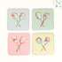 Serve It Up Coasters, Set of 4