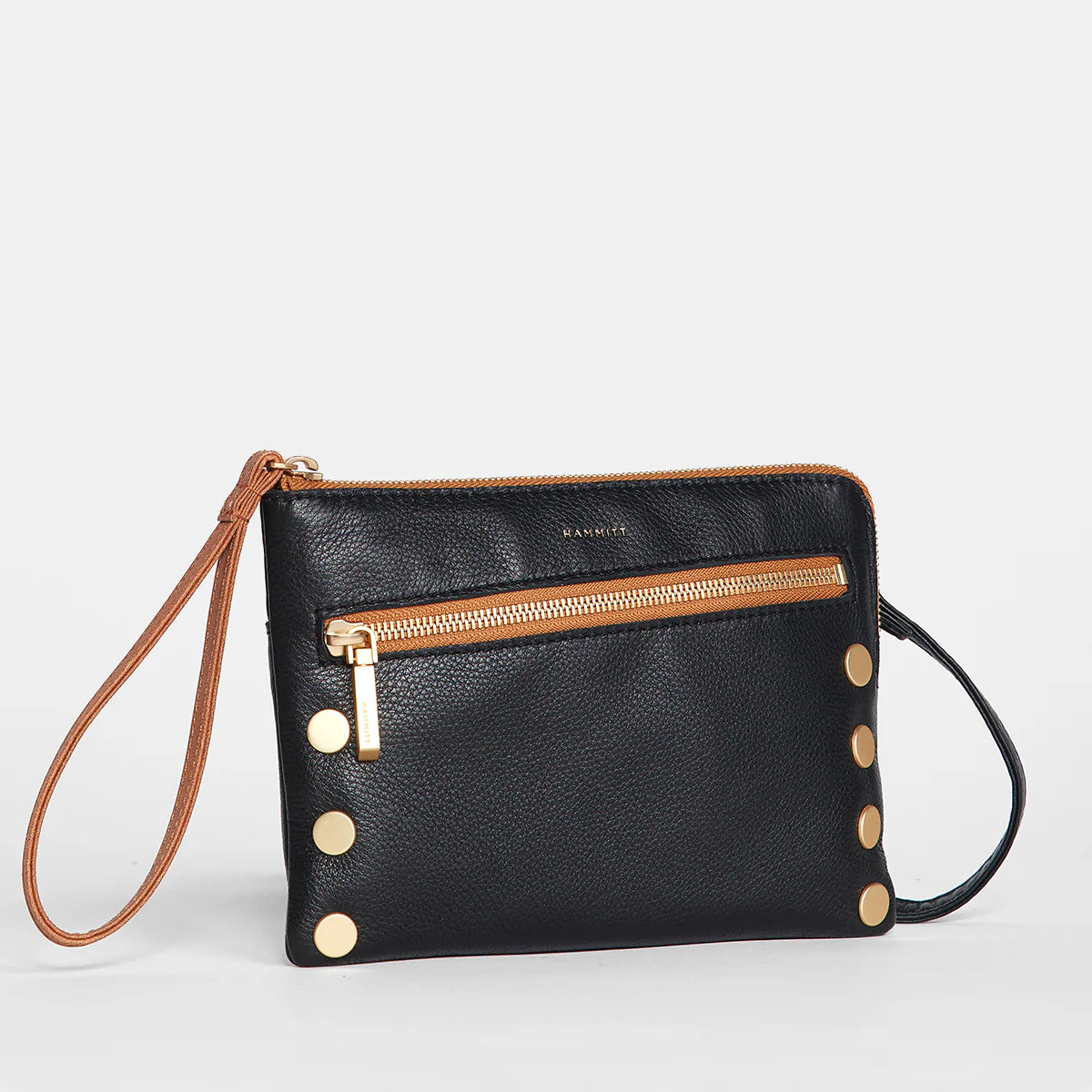 Hammitt NASH SMALL Black with Brushed Gold - A. Dodson's