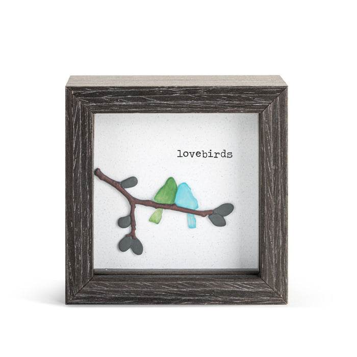 Love Birds Shadow Box By Demdaco