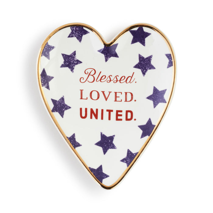 United Art Heart Trinket Dish By Demdaco