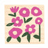 Hot Pink Flower Earring Set with Wood Gift Box by Santa Barbara Design Studio