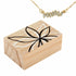 Black & White Flower Necklace with Wood Gift Box by Santa Barbara Design Studio