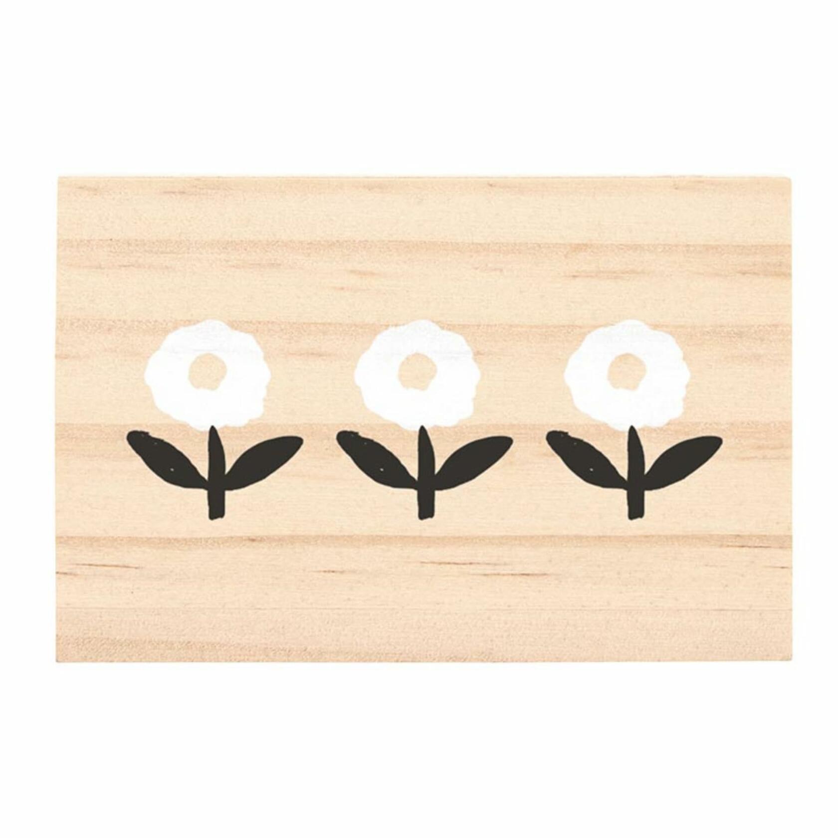 Flower Trio Necklace with Wood Gift Box by Santa Barbara Design Studio