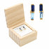 Blue Flower Earring Set with Wood Gift Box by Santa Barbara Design Studio