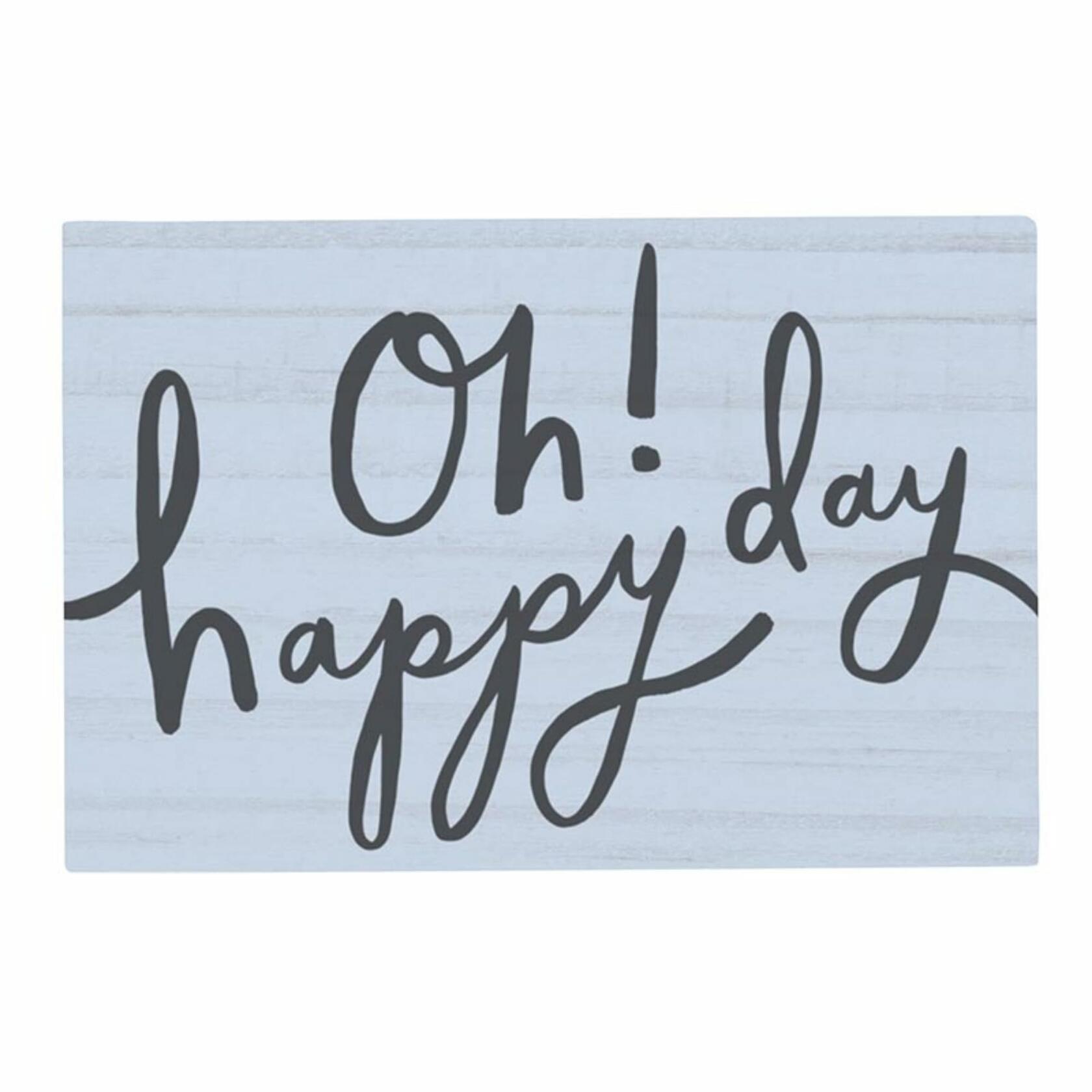 Oh Happy Day Necklace with Wood Gift Box by Santa Barbara Design Studio