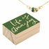 Life is Amazing Necklace with Wood Gift Box by Santa Barbara Design Studio