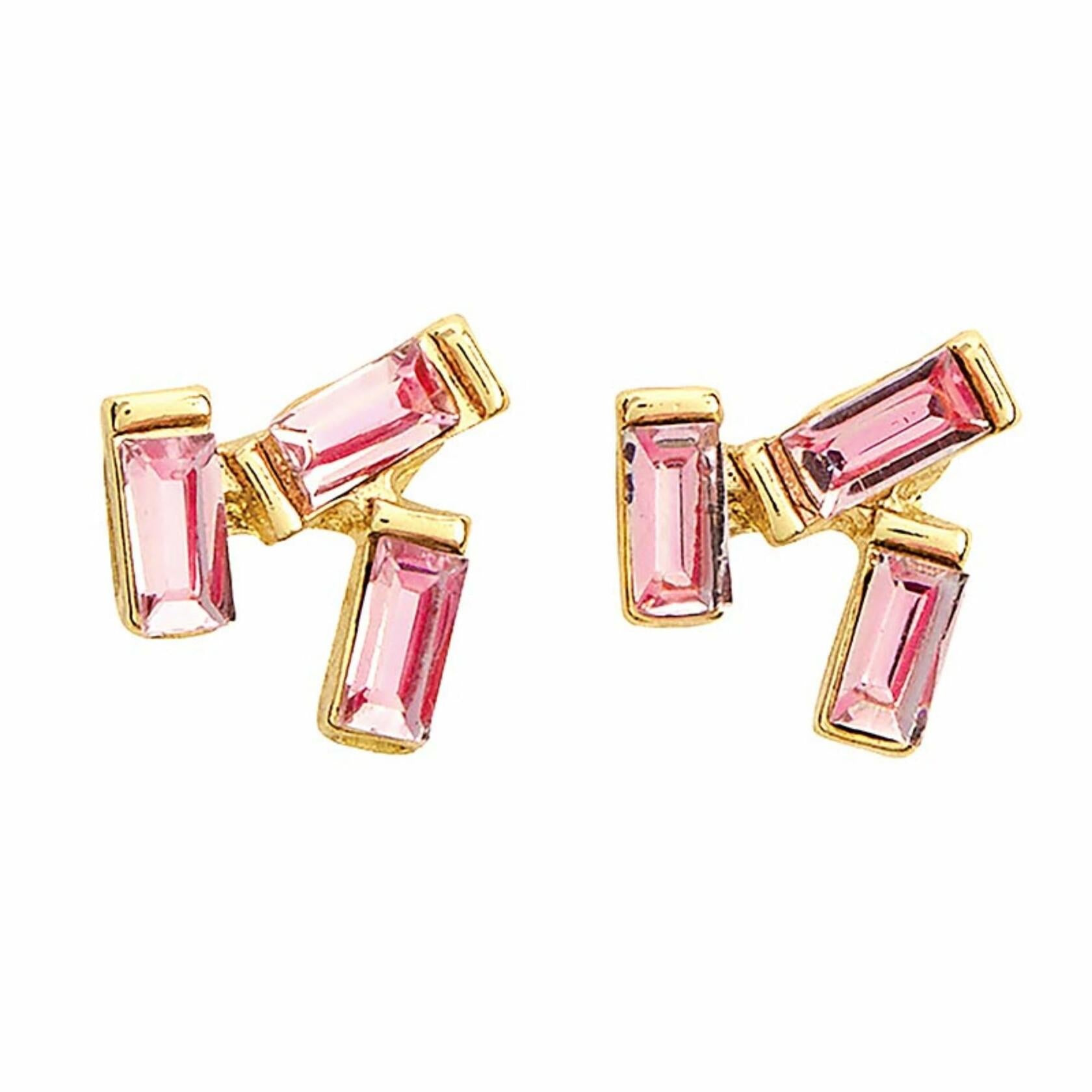 Blush Pink Mama Earring Set with Wood Gift Box by Santa Barbara Design Studio