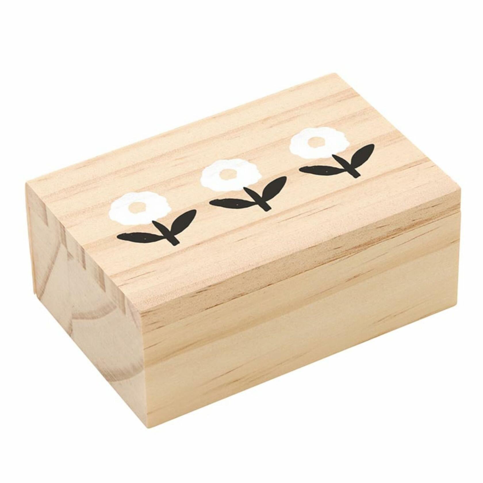 Flower Trio Necklace with Wood Gift Box by Santa Barbara Design Studio