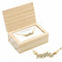 Black & White Flower Necklace with Wood Gift Box by Santa Barbara Design Studio