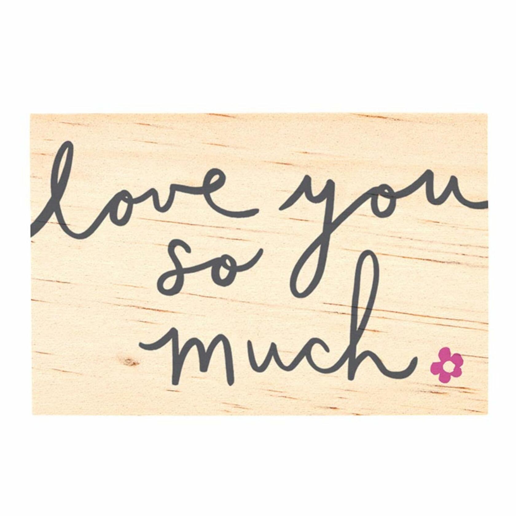 Love You So Much Necklace with Wood Gift Box by Santa Barbara Design Studio