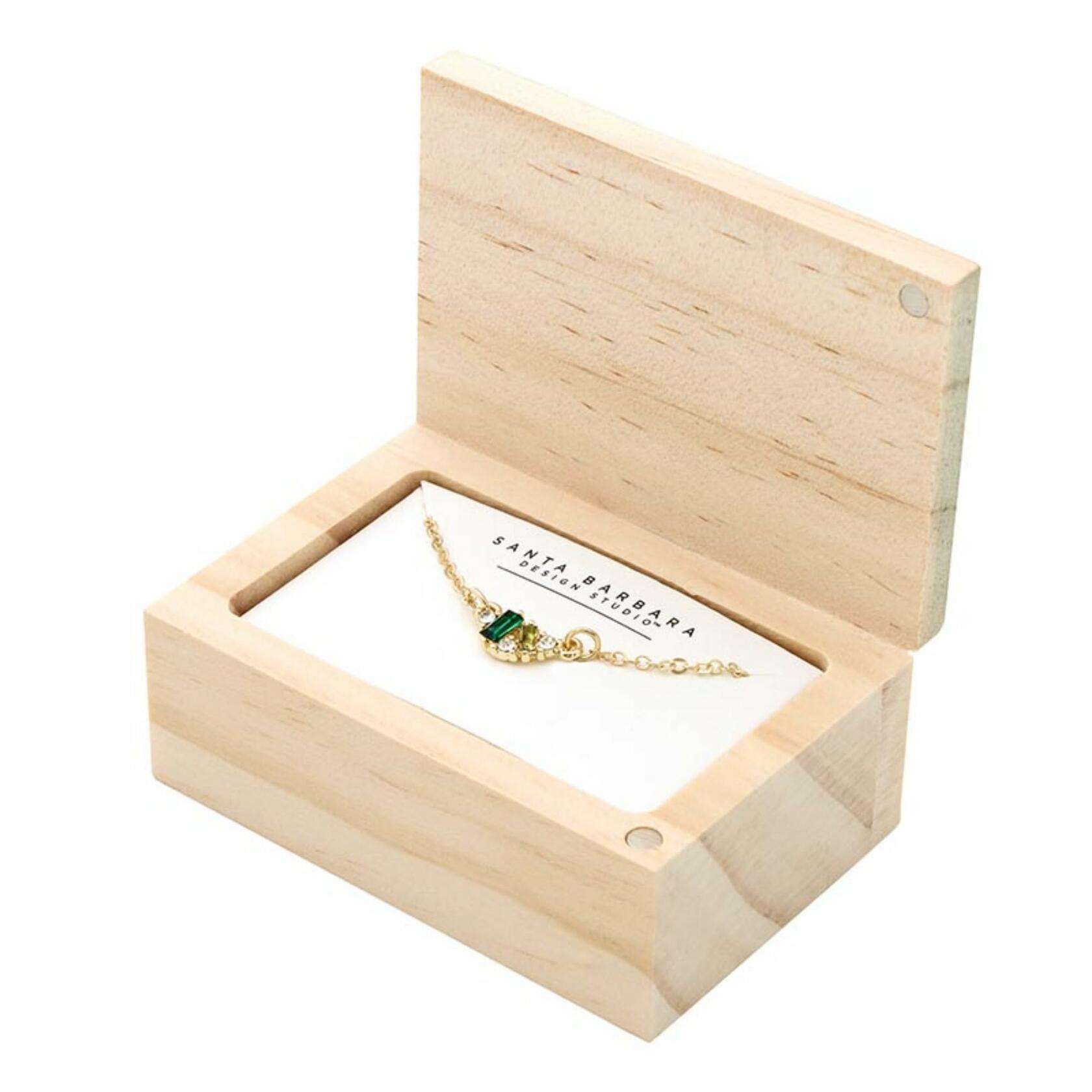 Life is Amazing Necklace with Wood Gift Box by Santa Barbara Design Studio