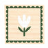 Green Flower Earring Set with Wood Gift Box by Santa Barbara Design Studio