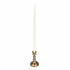 Medium Antique Cast Aluminum Taper Holder, Antique Brass Finish