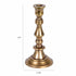 Large Antique Cast Aluminum Taper Holder, Antique Brass Finish