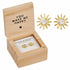 You are My Sunshine Dangle Earrings with Wood Gift Box by Santa Barbara Design Studio