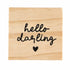 Hello Darling Dangle Earrings with Wood Gift Box by Santa Barbara Design Studio