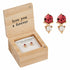 Mama Dangle Earrings with Wood Gift Box by Santa Barbara Design Studio