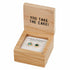 Happy Birthday Stud Earrings with Wood Gift Box by Santa Barbara Design Studio