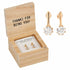 One In A Million Dangle Earrings with Wood Gift Box by Santa Barbara Design Studio