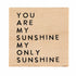 You are My Sunshine Dangle Earrings with Wood Gift Box by Santa Barbara Design Studio