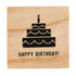 Happy Birthday Stud Earrings with Wood Gift Box by Santa Barbara Design Studio