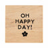 Pink Oh Happy Day Dangle Earrings with Wood Gift Box by Santa Barbara Design Studio
