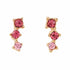 Pink Oh Happy Day Dangle Earrings with Wood Gift Box by Santa Barbara Design Studio