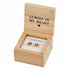 Pink Love Stud Earrings with Wood Gift Box by Santa Barbara Design Studio