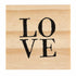 Pink Love Stud Earrings with Wood Gift Box by Santa Barbara Design Studio