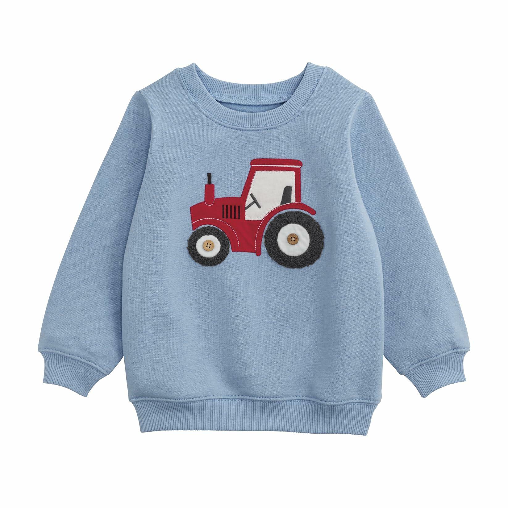 Tractor Sweatshirt By Mud Pie