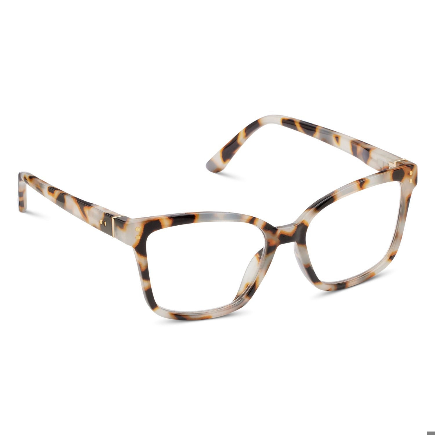 Octavia Chai Tortoise reading glasses by Peepers