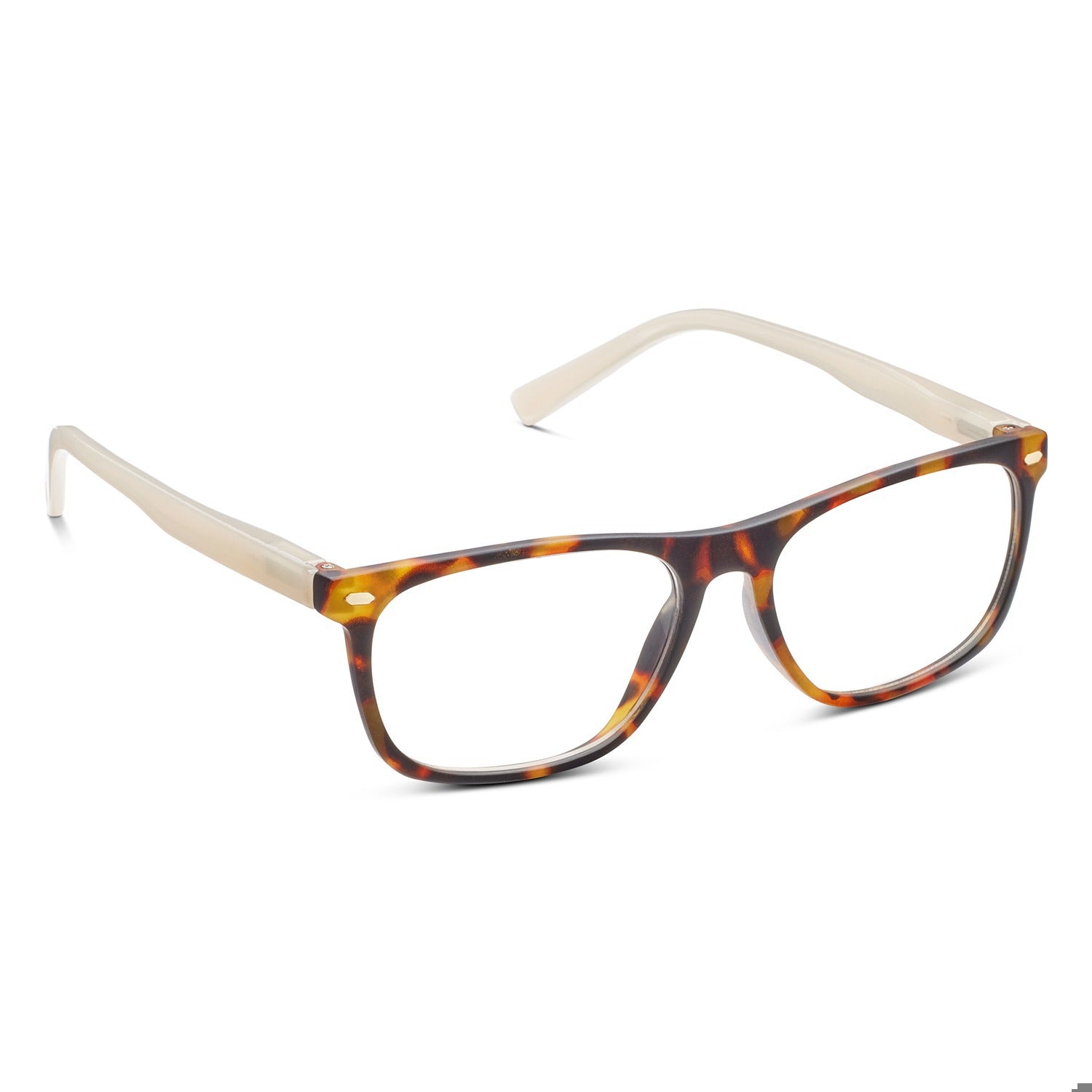 Dexter Tortoise/Tan reading glasses by Peepers