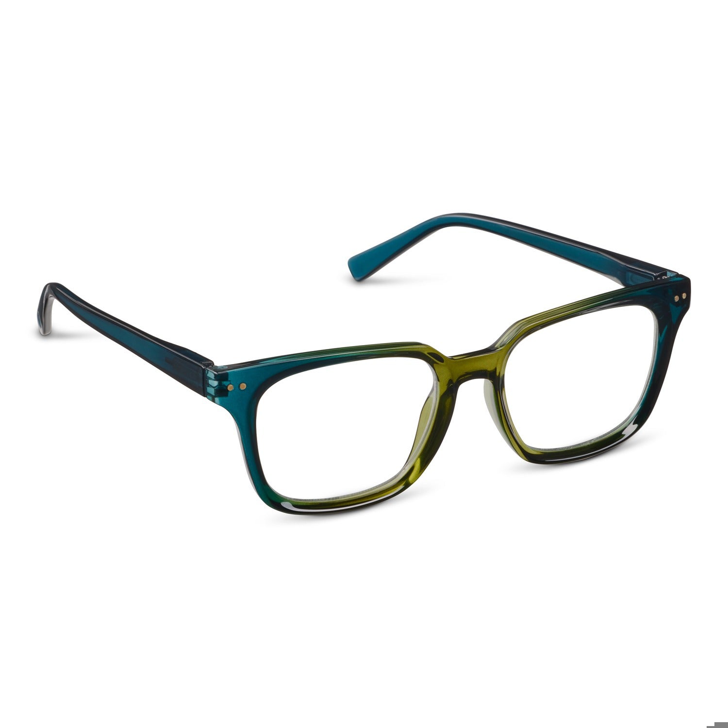 Tiki Green reading glasses by Peepers