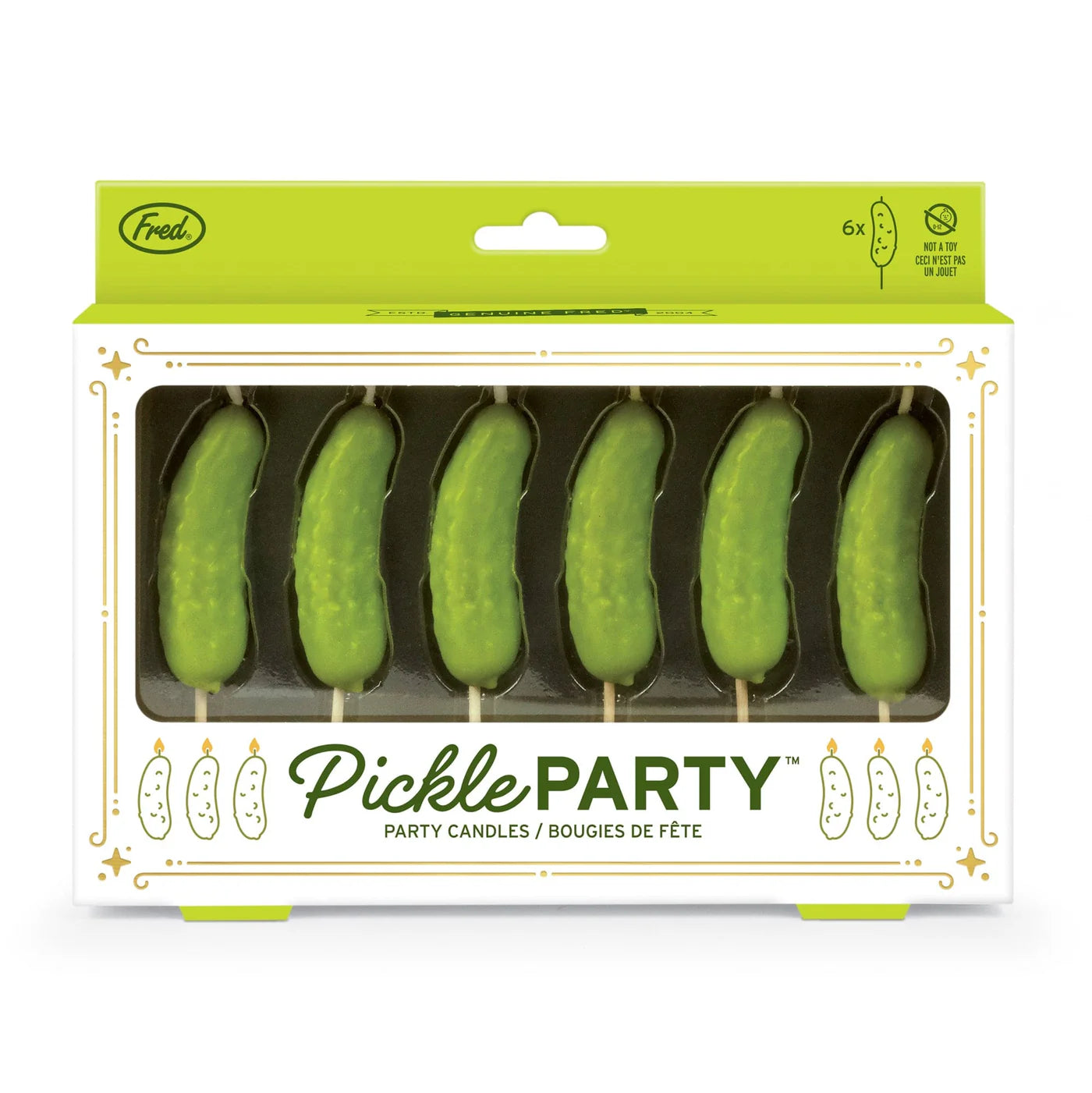 PICKLE PARTY CANDLES By Fred