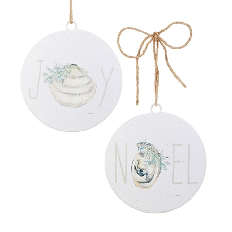 5" Seascape Glittered Sand Ornament
