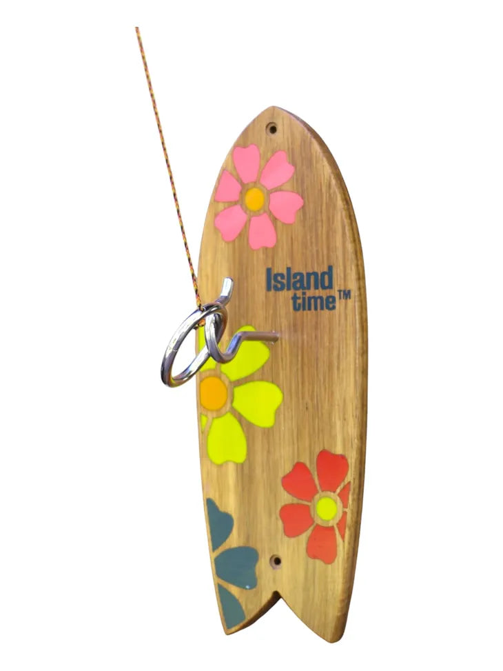 Flower Power Hook/Ring Tiki Toss by Mellow Militia