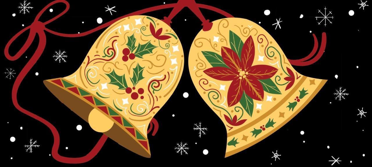 Decorative Christmas Bells Sassafras Switch Mat - A. Dodson's