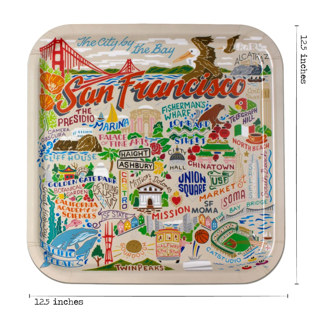 San Francisco Birchwood Tray BY CATSTUDIO - A. Dodson's