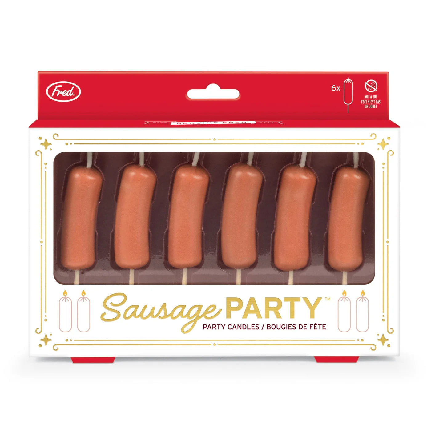 SAUSAGE PARTY CANDLES By Fred